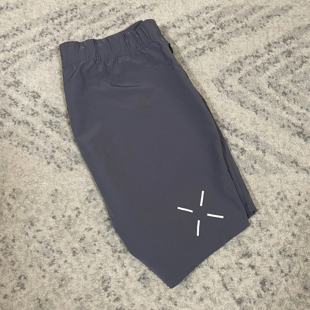 Ten Thousand The Foundation Board Short Mens Medium Gray 7" Inseam Training Gym